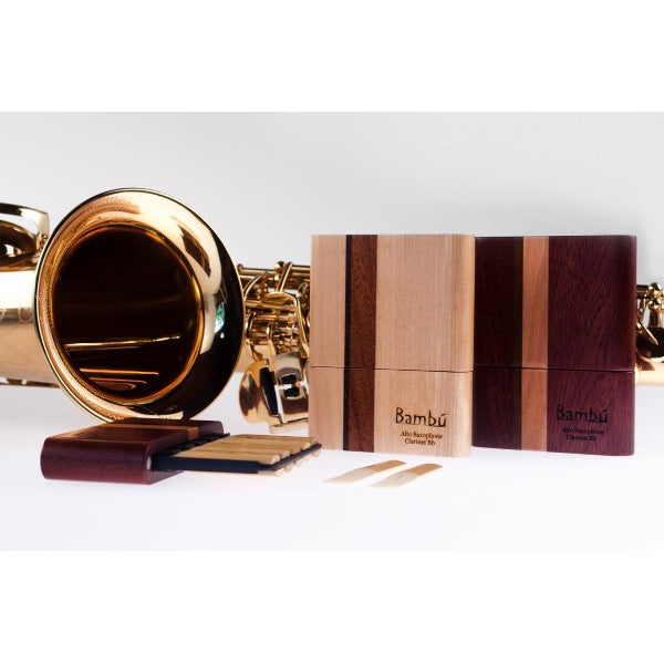 Bambú riethouder altsax & Bb klarinet