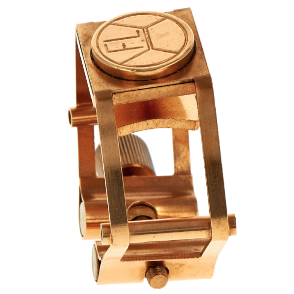 Francois Louis Pure Brass vergulde basklarinet rietbinder