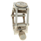 Francois Louis Pure Brass verzilverde altsax rietbinder