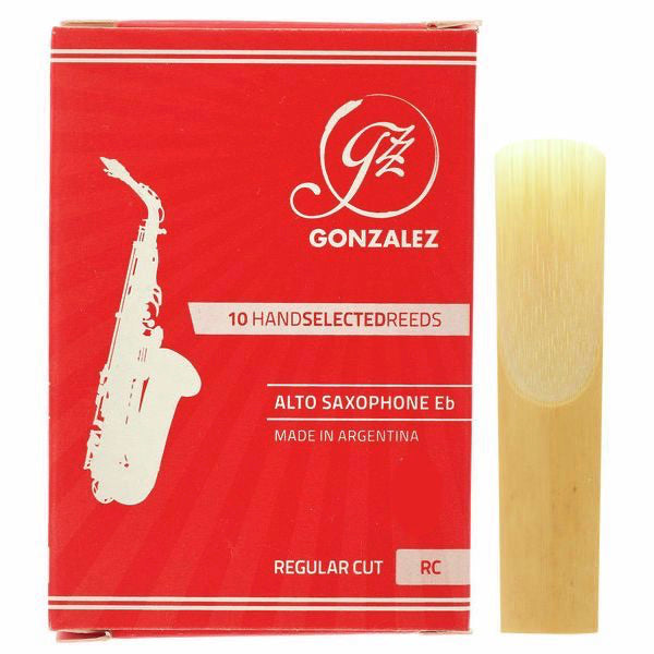 Gonzalez Regular Cut altsax riet per 10 stuks