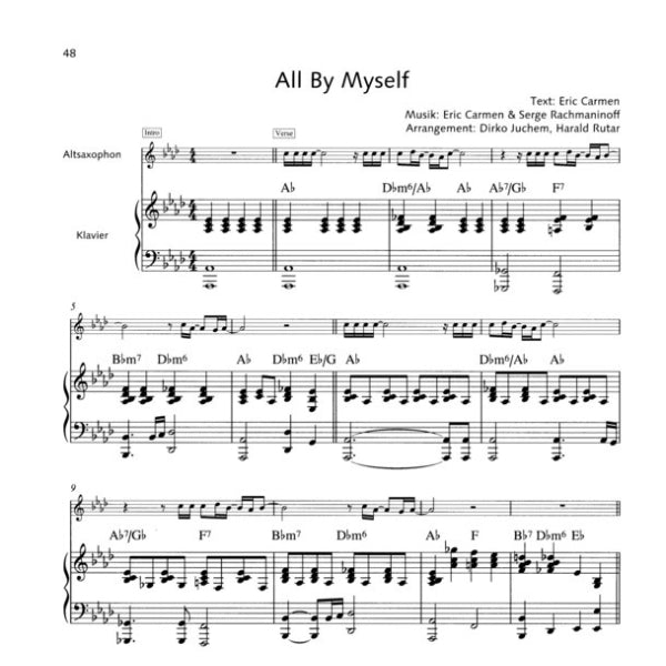 Pop Ballads altsax & piano