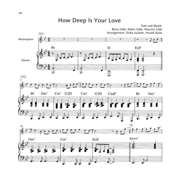 Pop Ballads altsax & piano