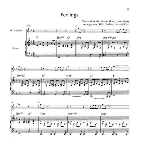 Pop Ballads altsax & piano