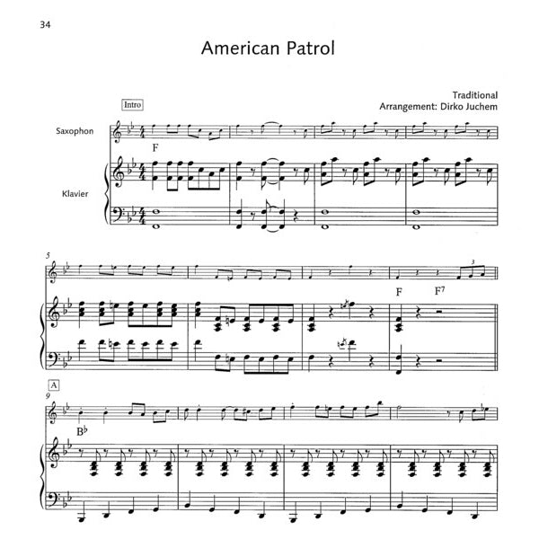 Swing Standards tenorsax & piano