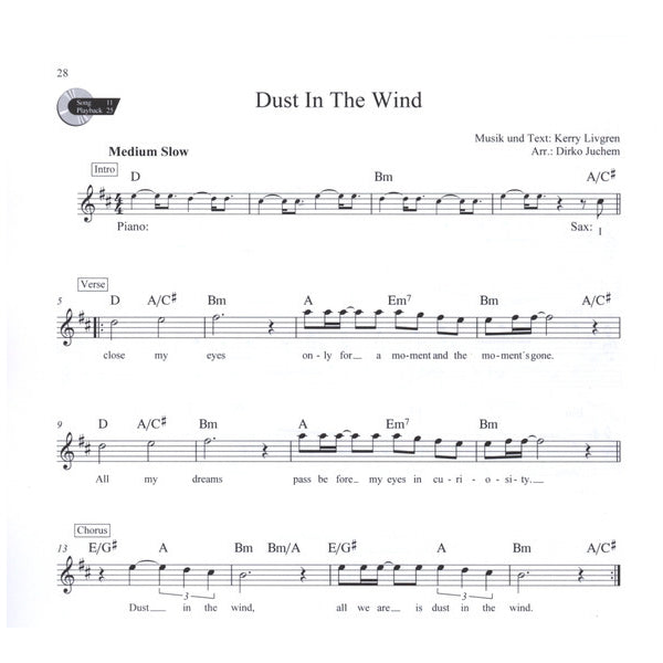 Rock Ballads tenorsax & piano