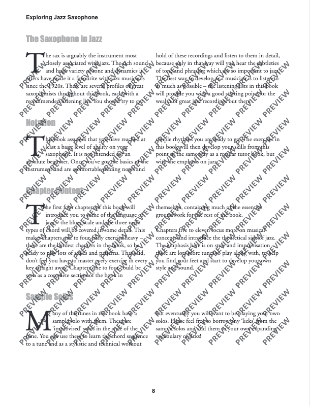 Exploring Jazz Saxophone