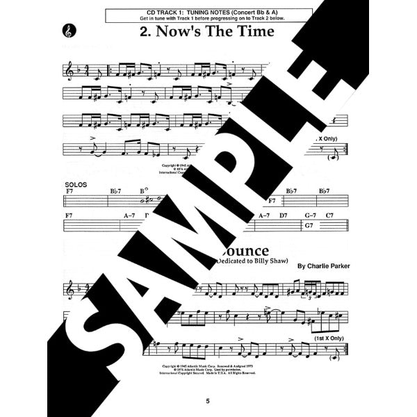 Aebersold vol. 6: Charlie Parker - All Bird
