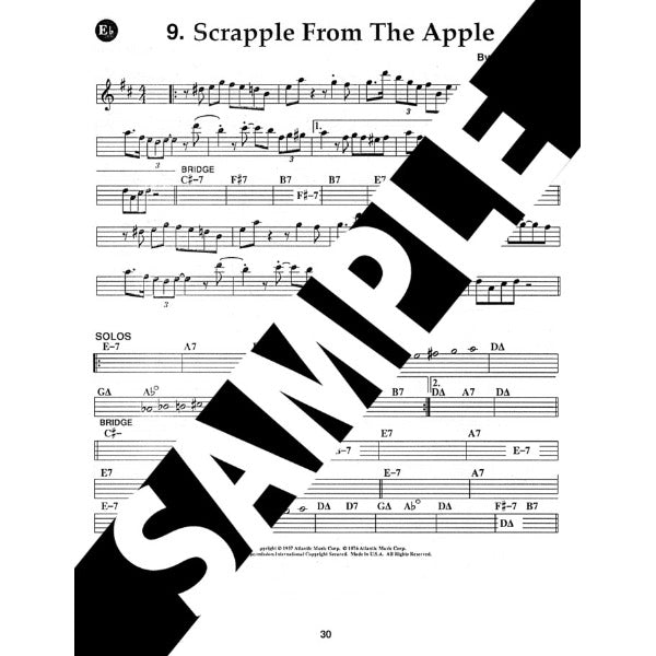 Aebersold vol. 6: Charlie Parker - All Bird