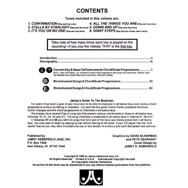 Aebersold vol. 68: Giants Steps
