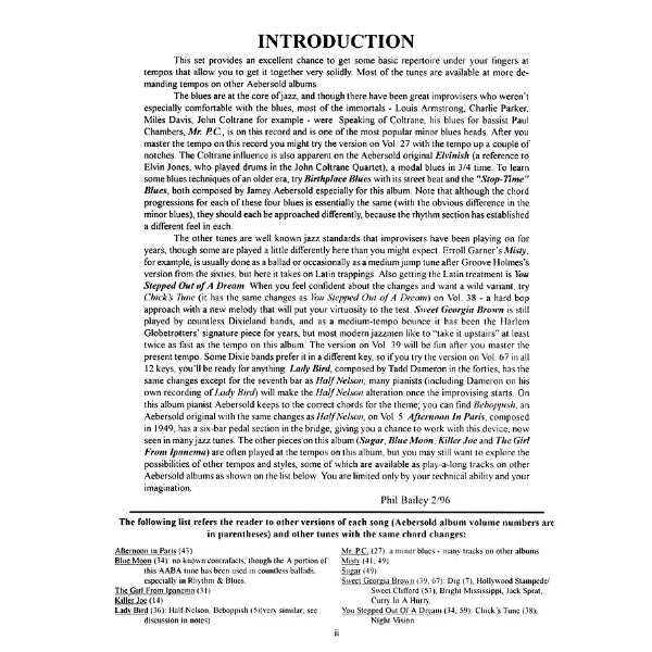 Aebersold vol. 70: Killer Joe