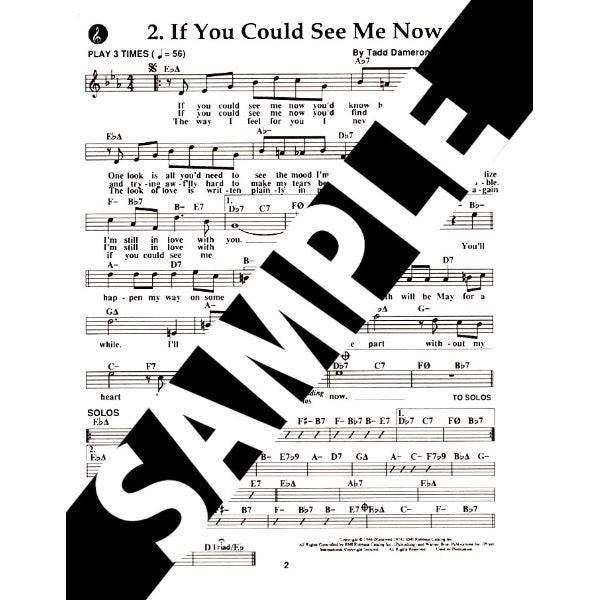 Aebersold vol. 72: Street Of Dreams