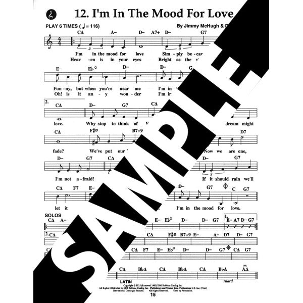 Aebersold vol. 72: Street Of Dreams