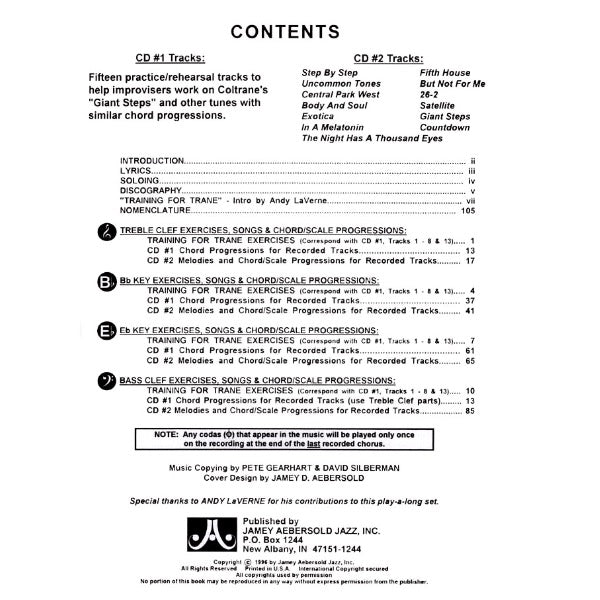 Aebersold vol. 75: Countdown To Giant Steps