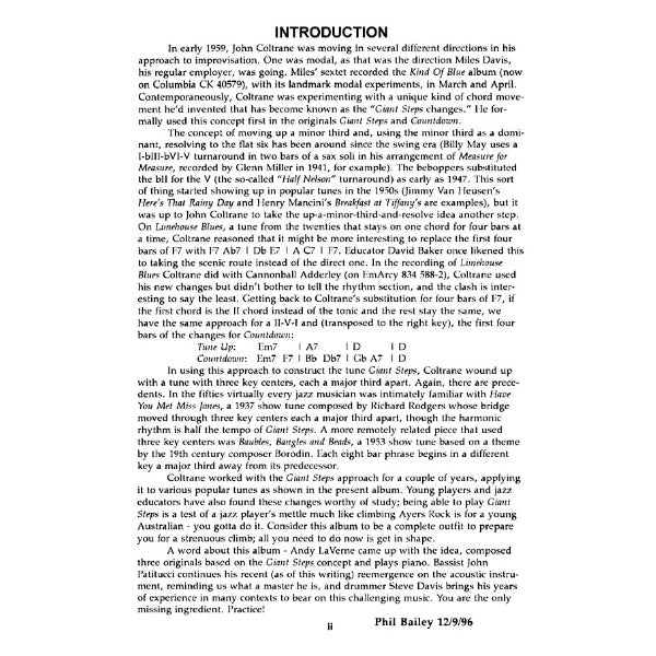 Aebersold vol. 75: Countdown To Giant Steps