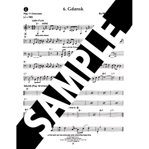 Aebersold vol. 77: Paquito D'Rivera