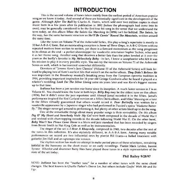 Aebersold vol. 80: Indiana