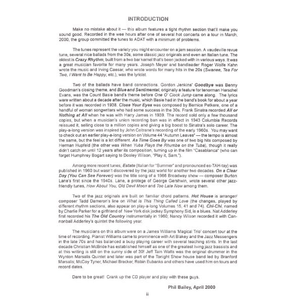 Aebersold vol. 94: Hot House