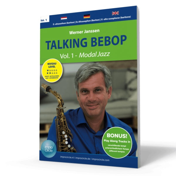 Werner Janssen: Talking Bebop vol. 1 Modal Jazz alt- en baritonsax