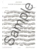 12 Etudes-Caprices saxofoon