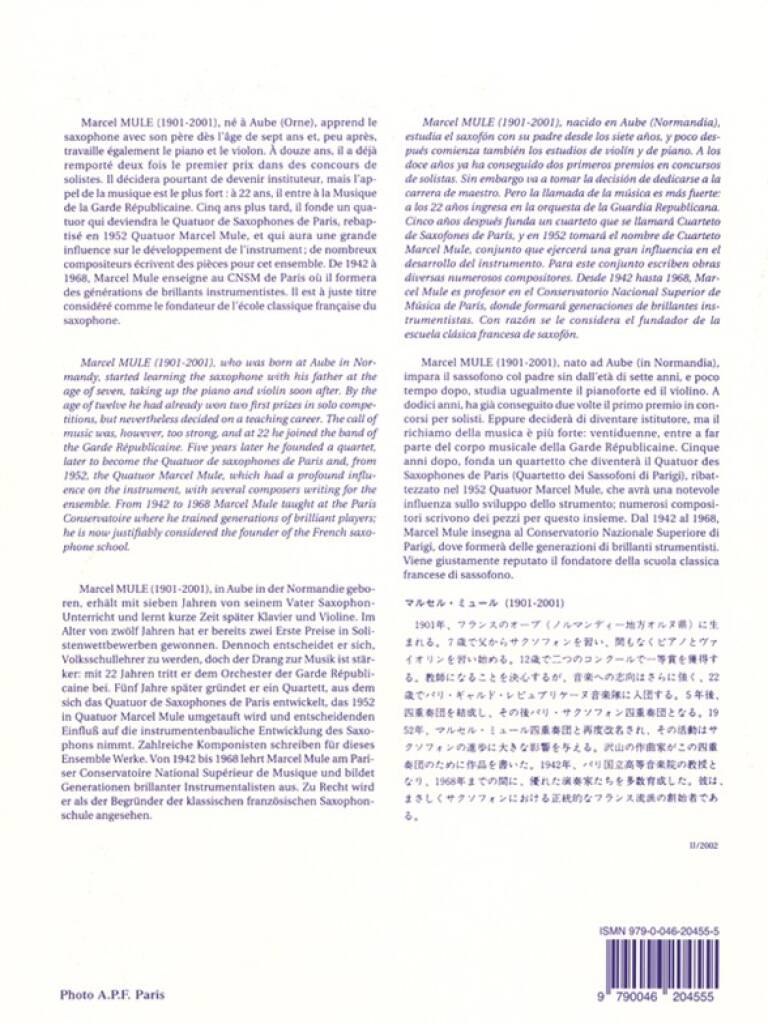 24 Études Faciles saxofoon