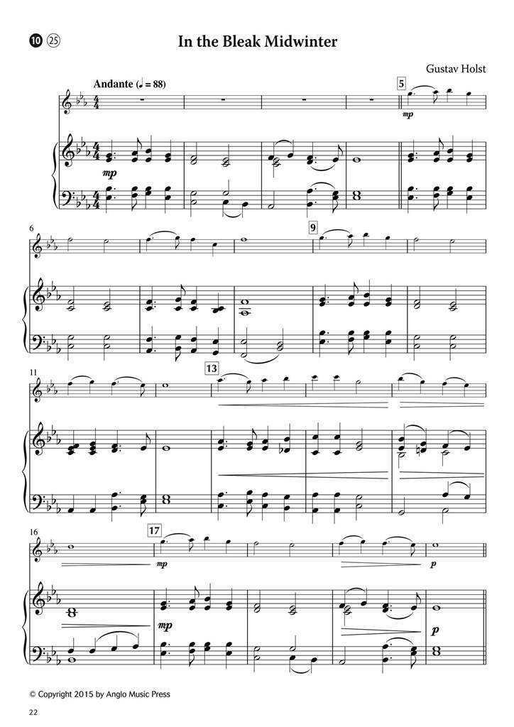 15 Easy Christmas Carols dwarsfluit & piano