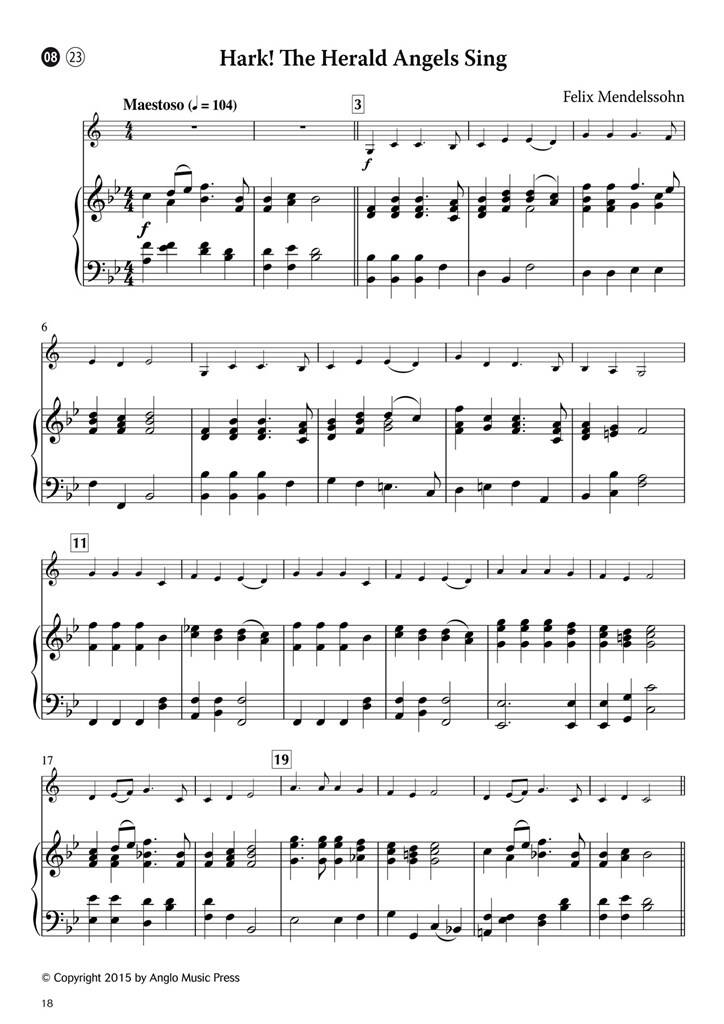 15 Easy Christmas Carols Bb klarinet & piano