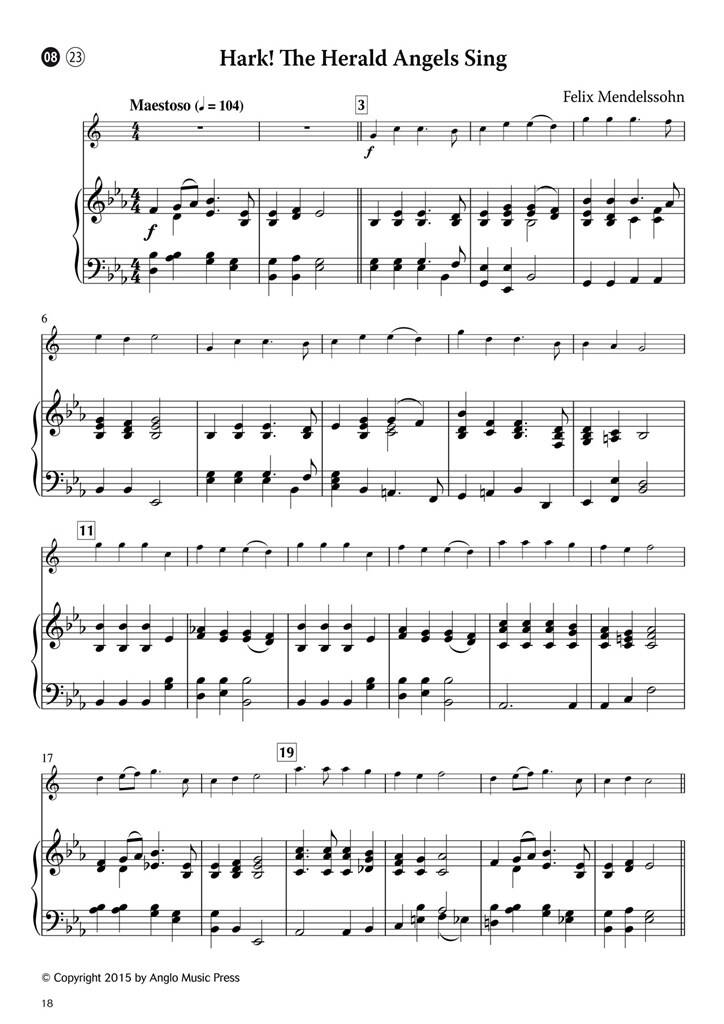 15 Easy Christmas Carols altsax & piano