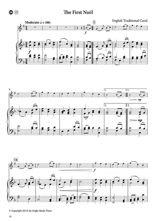 15 Easy Christmas Carols tenorsax & piano