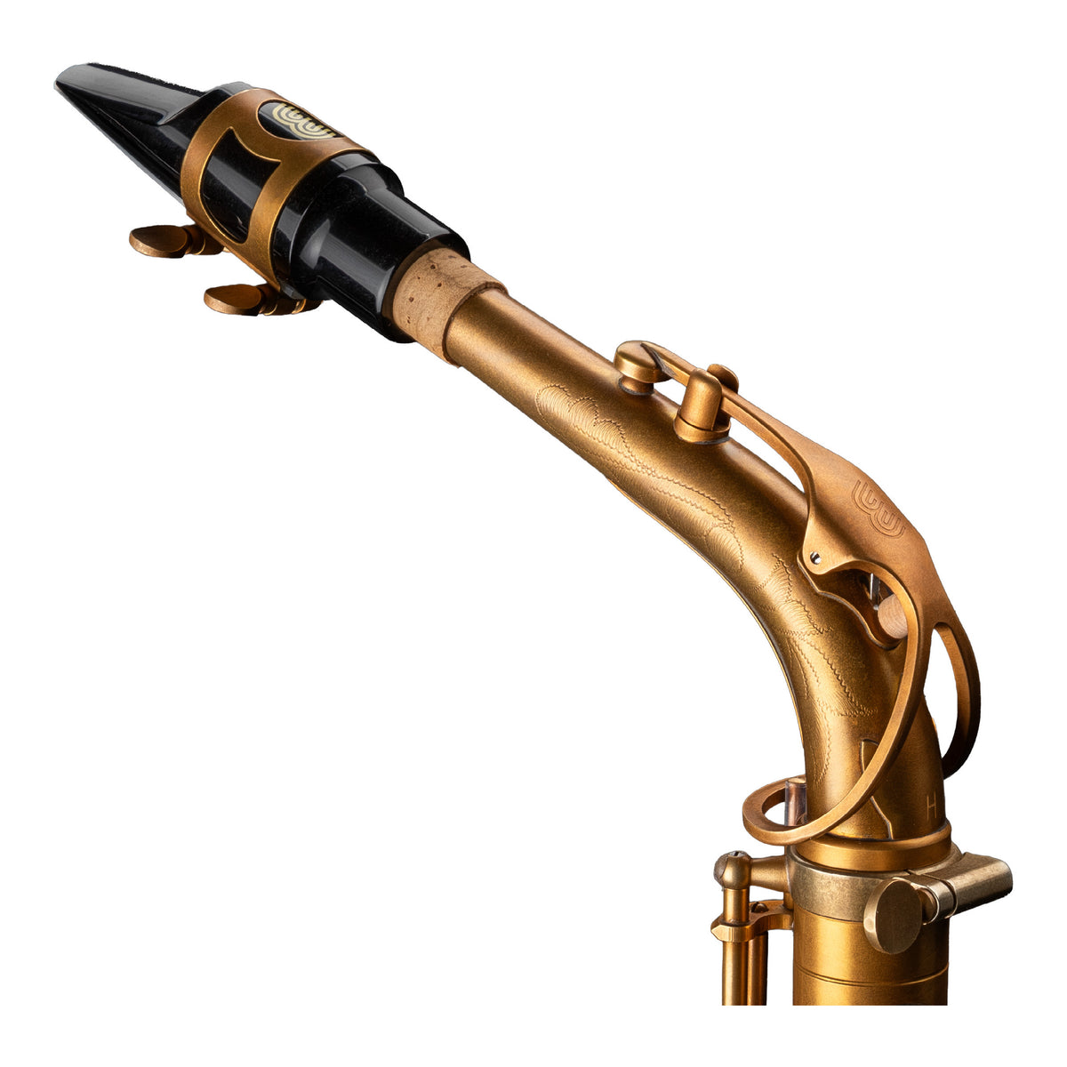 De nieuwe H-hals van de Eastman EAS852 met mondstuk en rietbinder