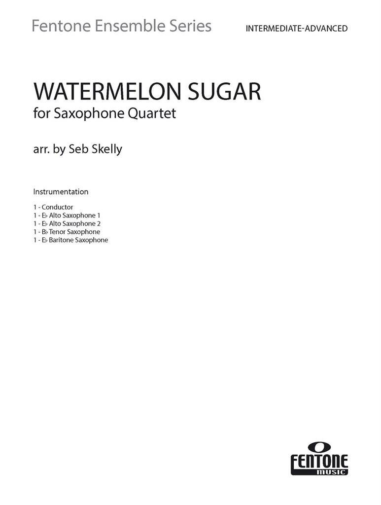 Watermelon Sugar saxofoon kwartet