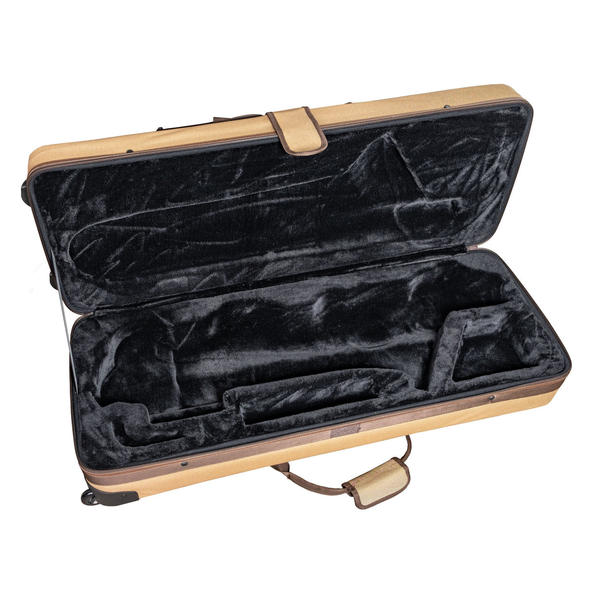 Binnenzijde van de Arnolds & Sons Retro Design baritonsax koffer