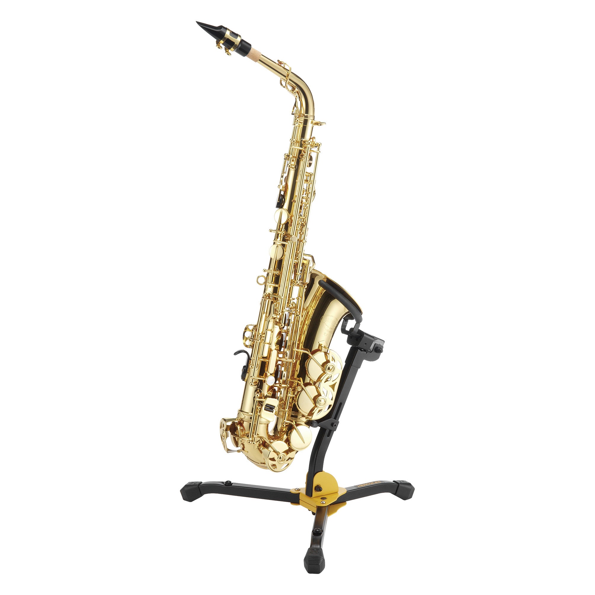 Altsaxofoon op de Hercules DS-630BB standaard