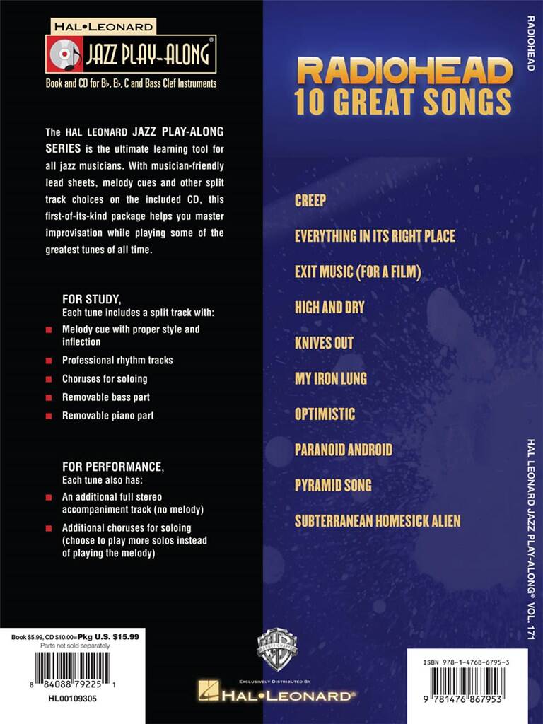 Jazz Play Along vol. 171: Radiohead
