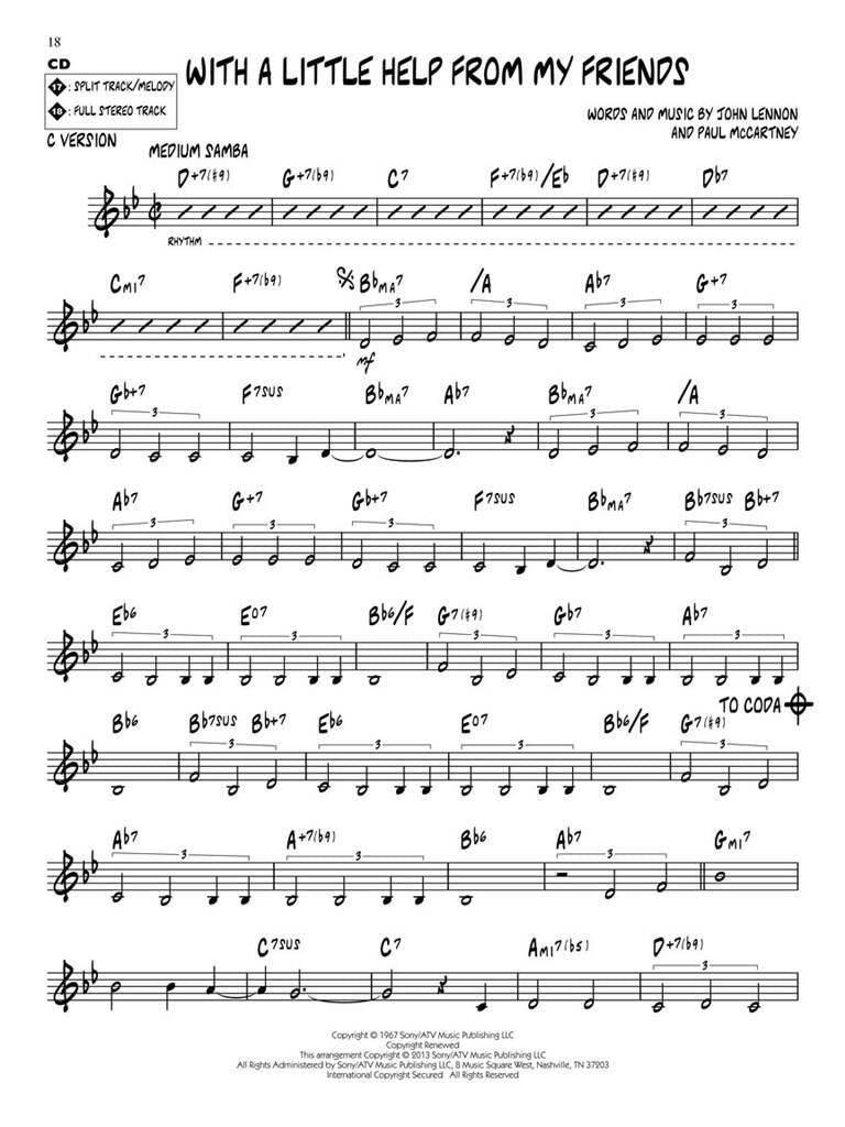 Jazz Play Along vol. 172: Pop Standards