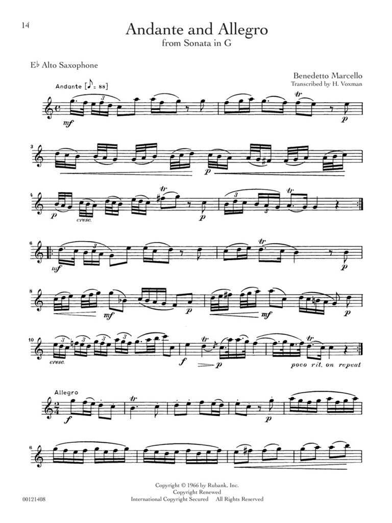 Rubank Treasures altsax & piano