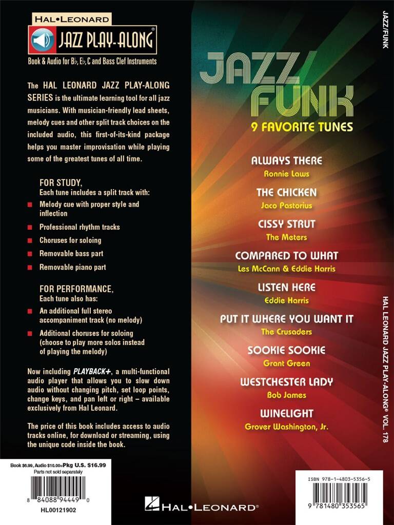 Jazz Play Along vol. 178: Jazz/Funk