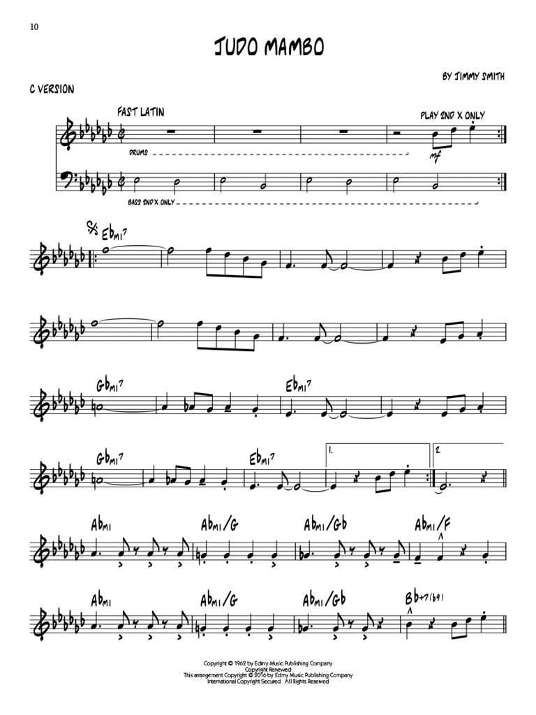 Jazz Play Along vol. 184: Jimmy Smith