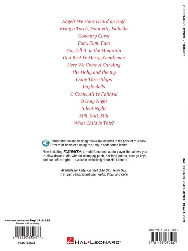 Instrumental Play-Along: Christmas Classics trompet
