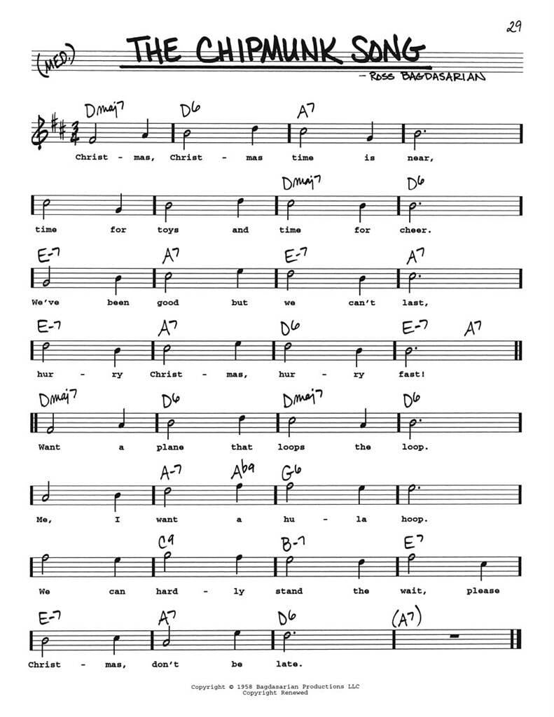 The Real Christmas Book Bb