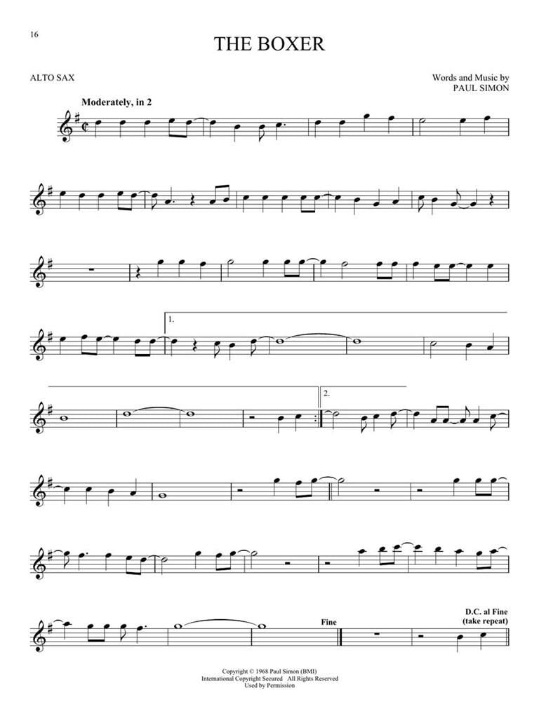 101 Most Beautiful Songs altsax