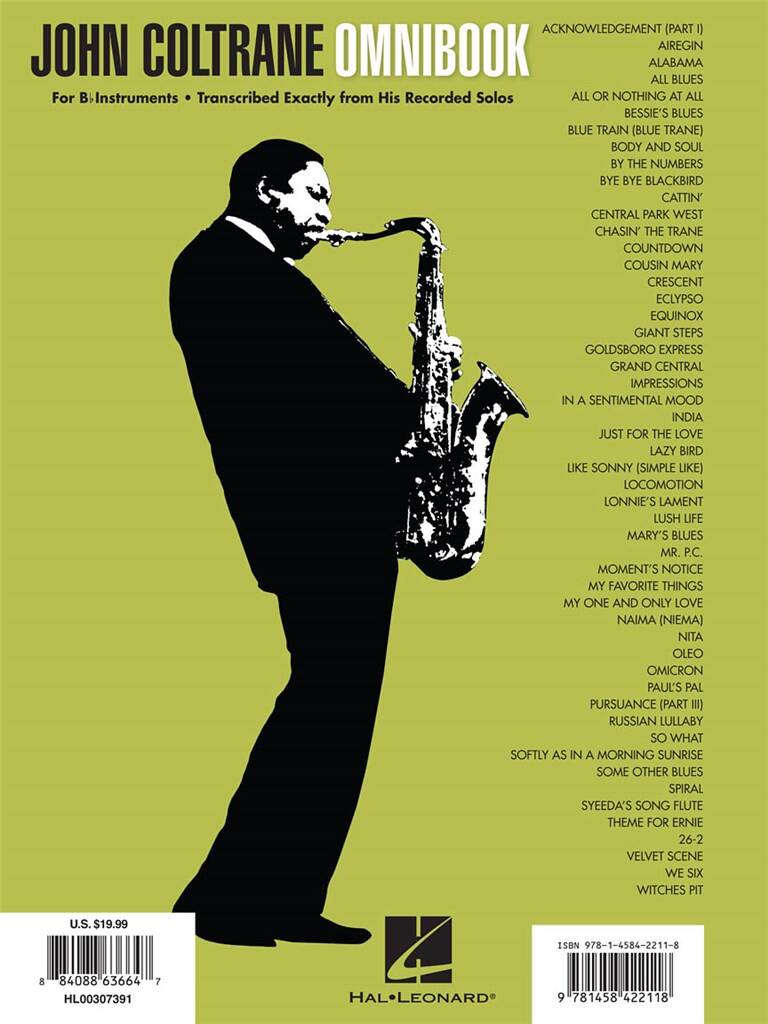 John Coltrane Omnibook Bb