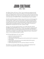 John Coltrane Omnibook Eb