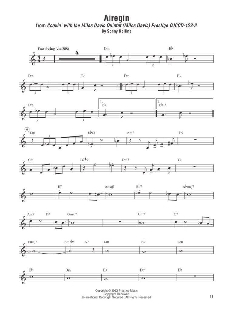 John Coltrane Omnibook Eb