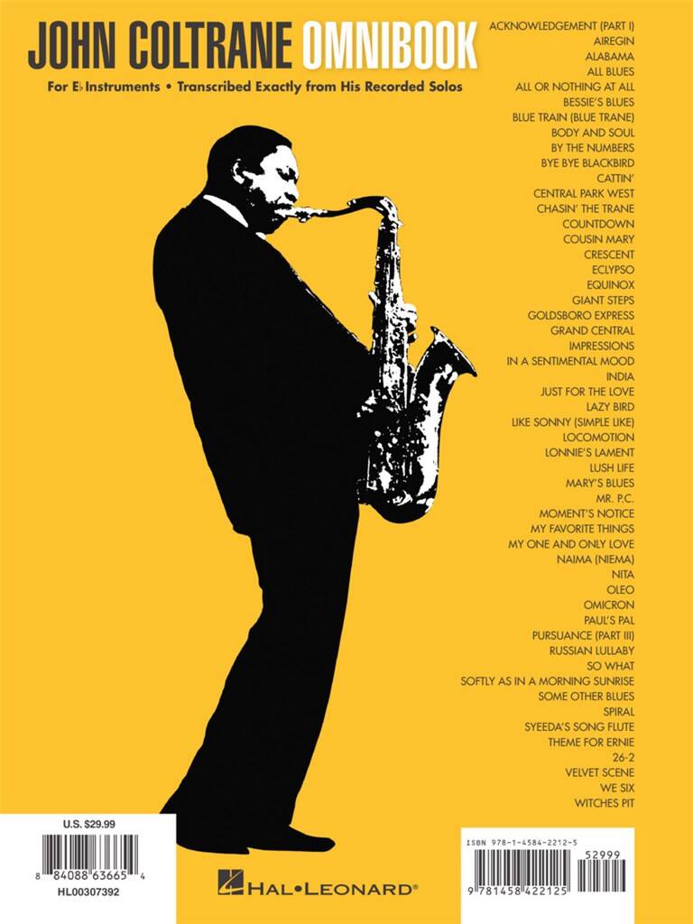 John Coltrane Omnibook Eb