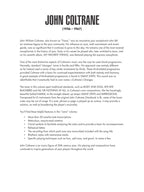 John Coltrane Omnibook Eb