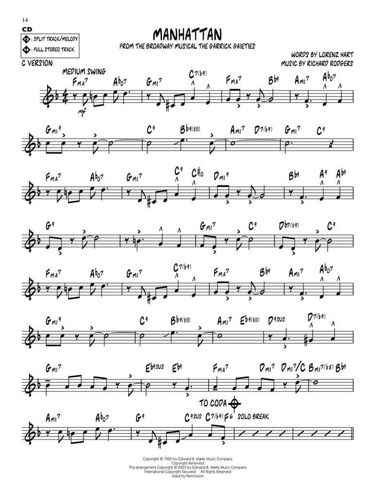 Jazz Play Along vol. 21: Rodgers & Hart Classics