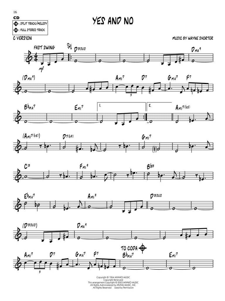 Jazz Play Along vol. 22: Wayne Shorter