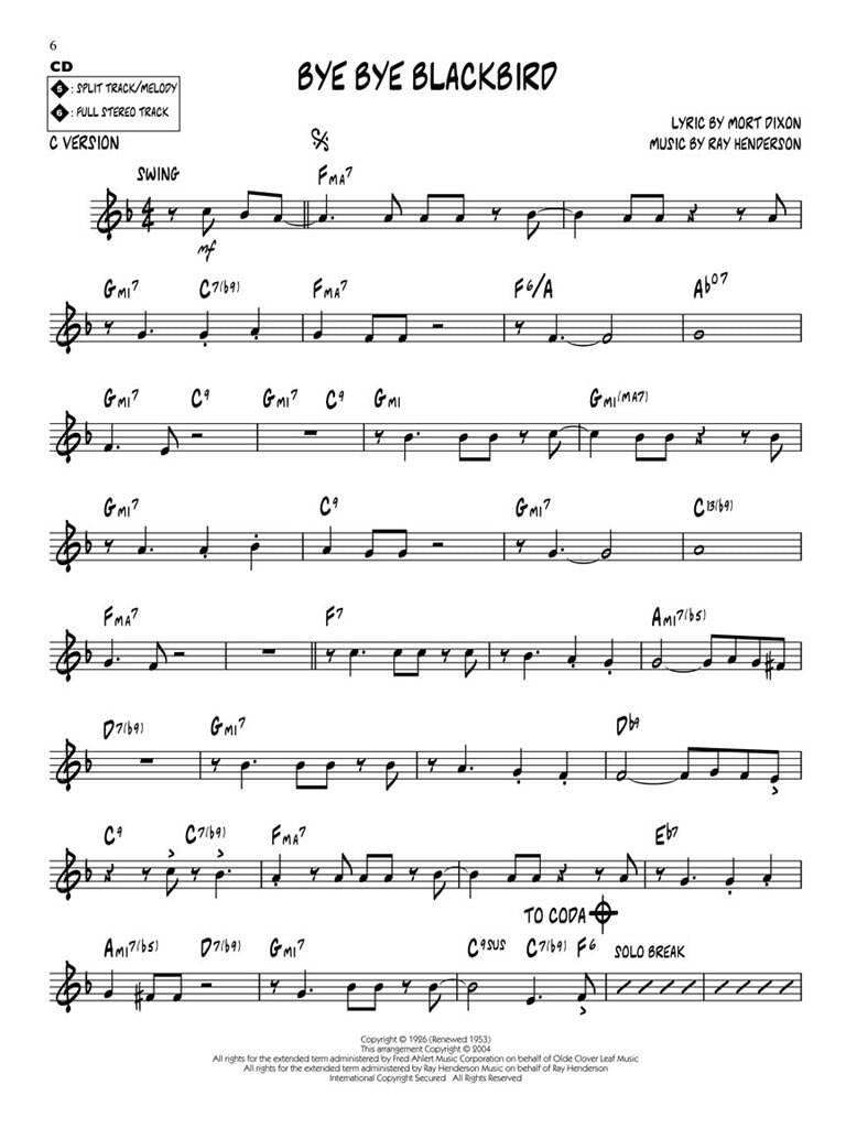 Jazz Play Along vol. 34: All time Standards