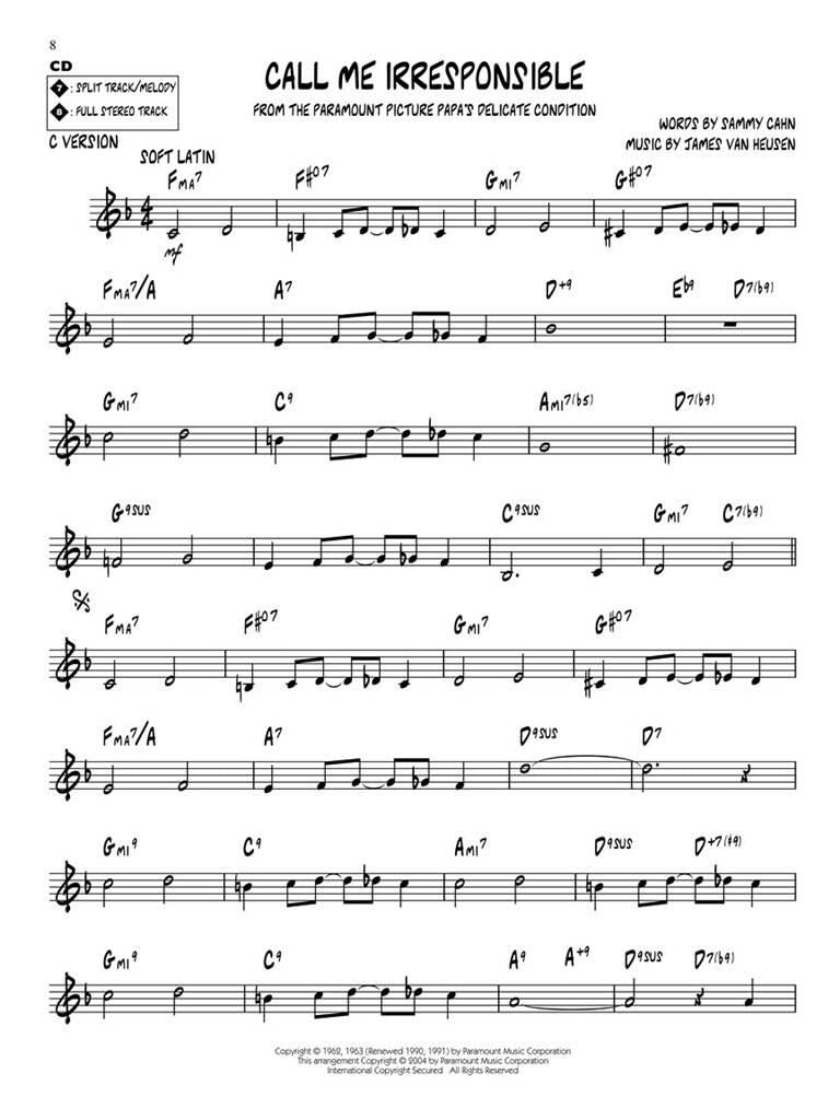 Jazz Play Along vol. 34: All time Standards