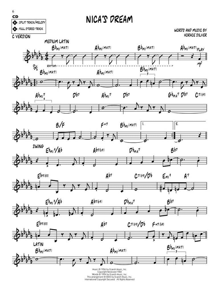 Jazz Play Along vol. 36: Horace Silver